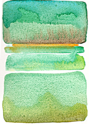 Abstract Watercolor - Green